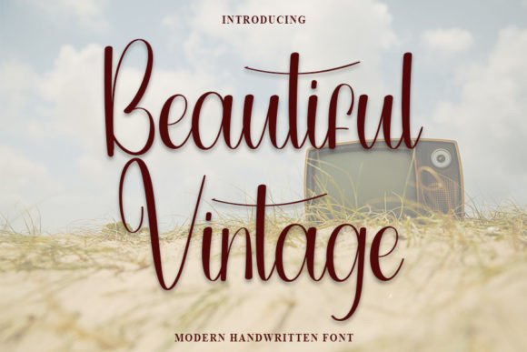 Beautiful Vintage: A Handwritten Font That Elevates Brand Identity