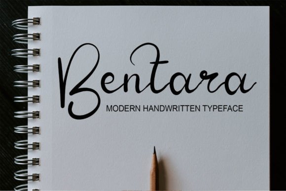 Bentara: A Handwritten Font That Elevates Modern Campaign Typography
