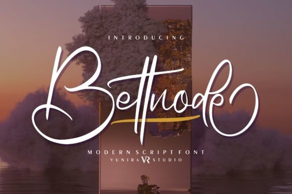 Bettnode: A Script Font That Brings Elegance to Editorial Design