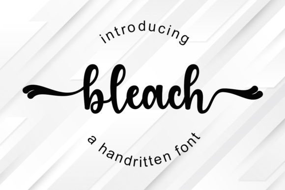 Bleach: A Fresh Take on Script Fonts for Modern Branding