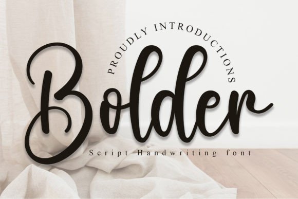 Bolder: A Stylish Handwritten Font for Modern Web Design