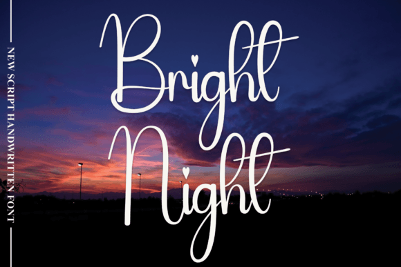 Bright Night Font: Elevate Your Brand with Modern Elegance