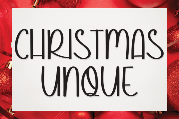 Christmas Unque: A Handwritten Font for Warm, Reader-Friendly Editorial Design