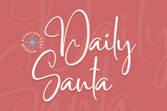 Daily Santa: A Handwritten Font That Elevates Small Business Branding
