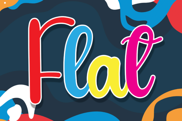 Flat: A Joyful Handwritten Font for Small Business Branding