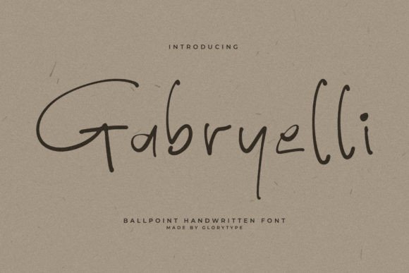 Gabryelli: A Delicate Handwritten Font That Elevates Brand Identity