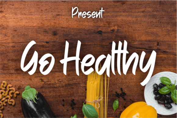 Go Healthy: A Modern Typeface for Elegant Editorial Design