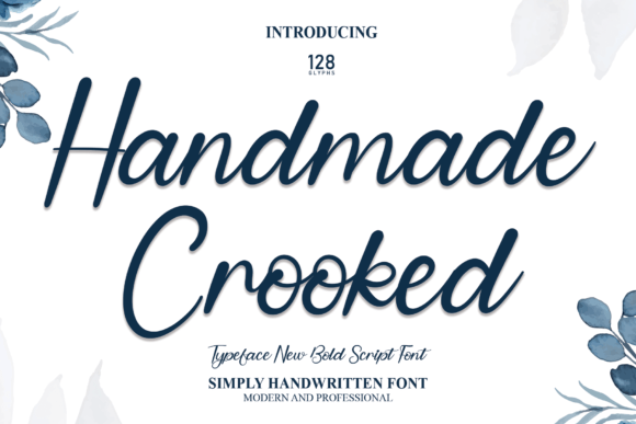 Handmade Crooked: A Charming Script Font for Elegant Web Design