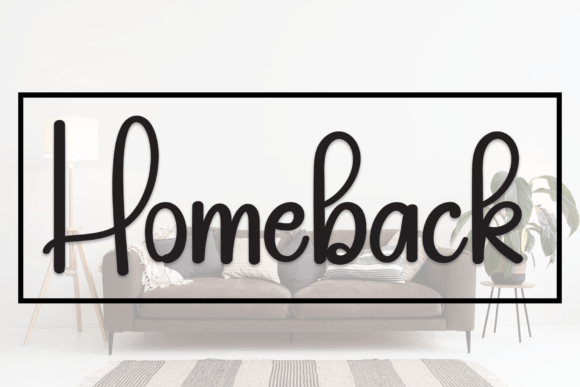 Homeback: The Handwritten Font That Elevates Every Maker’s Design