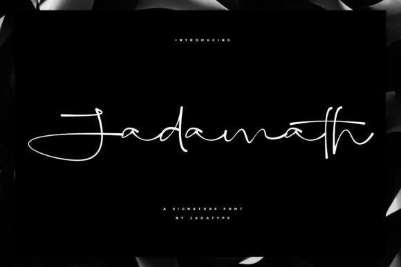 Jadamath: A Delicate Script Font That Elevates Brand Identity