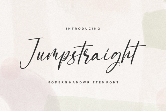 Jumpstraight: A Modern Handwritten Font for Scroll-Stopping Digital Design
