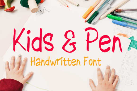 Kids Pen: A Playful Script Font for Editorial Design and Digital Publishing