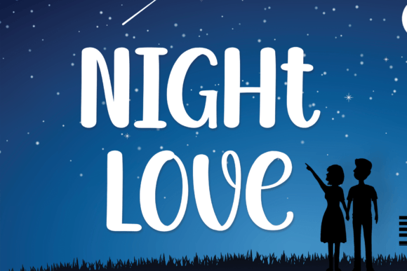 Night Love: A Joyful Handwritten Font for Modern Web Design