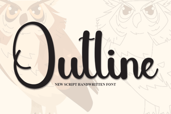 Outline: A Handwritten Font That Elevates Small Business Branding