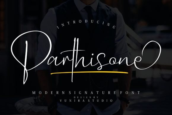 Parthisone: A Modern Script Font That Elevates Campaign Typography