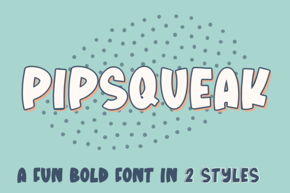 Pipsqueak: A Bold Handwritten Font for Expressive Editorial Design
