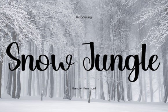 Snow Jungle: A Handwritten Font That Elevates Campaign Visuals with Elegance