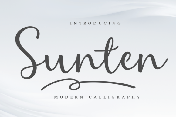 Sunten: A Stylish Script Font That Elevates Your Brand
