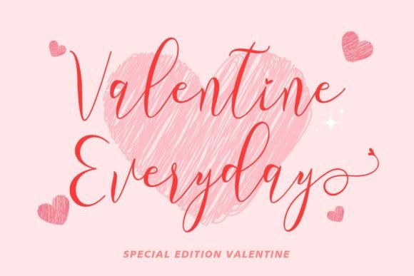 Valentine Everyday: A Script Font for Romantic and Elegant Editorial Design