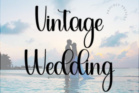 Vintage Wedding: A Timeless Script Font for Elegant Web Design