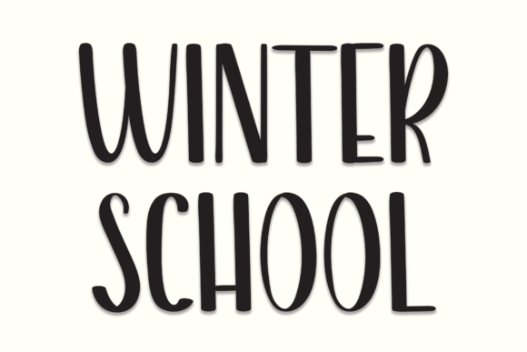 Winter School Font: A Designer’s Review for Campaign Visuals