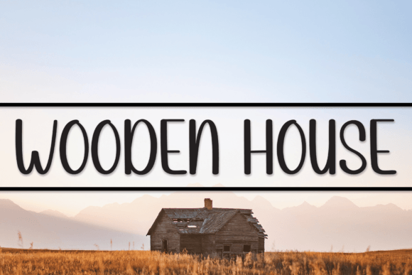 Wooden House: A Sweet Handwritten Font for Crafters and Makers