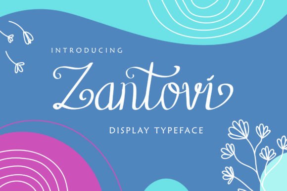 Zantovi: A Modern Script Font for Elegant Web Typography